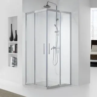 Душевой уголок Aquanet Delta Cube NPE1142 183212 90x90 см стекло прозрачное профиль хром